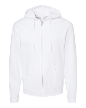 Sudadera con Zipper - M&O 3331 Blanco
