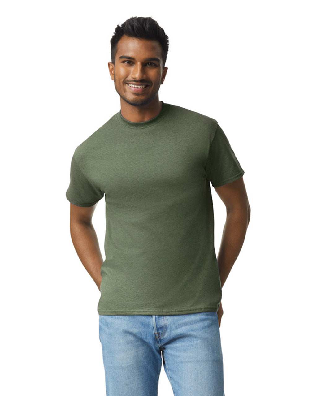 Camiseta Oversize Jupiter Verde Militar para Hombre